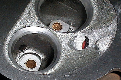 Buick 455 V8 heads after restoration