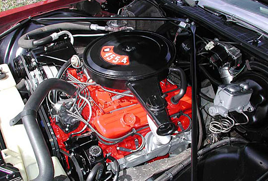 Buick 455 V8 engine reinstalled in the Riviera